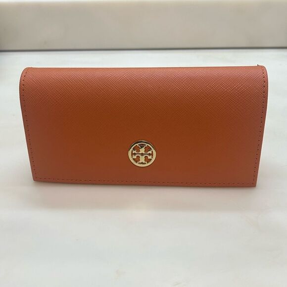 Tory Burch Accessories - Tory Burch Burnt Orange Women's Large Sunglasses Case And Cloth Sleeve